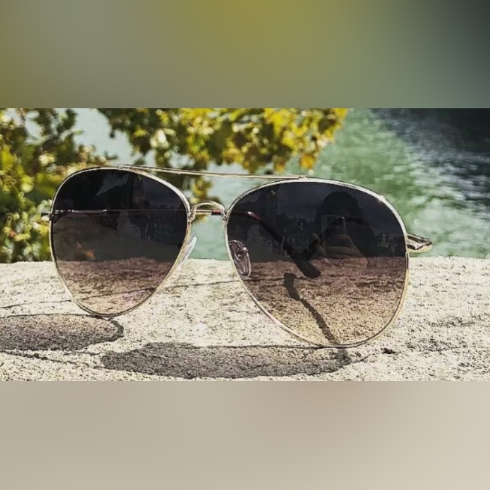 COPY - Aviator Metal " OCEAN WAVES" Women’s Sunglasses new without box